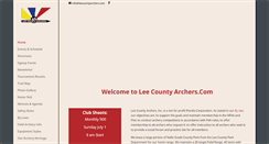 Desktop Screenshot of leecountyarchers.com